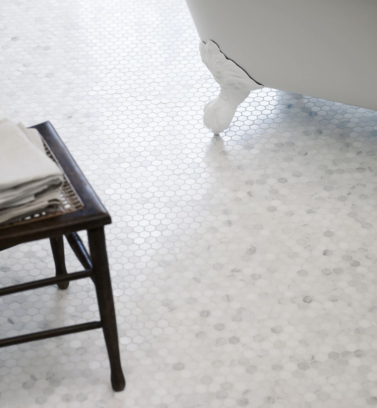 East Hampton Hexagon Marble Mosaic 29x31cm