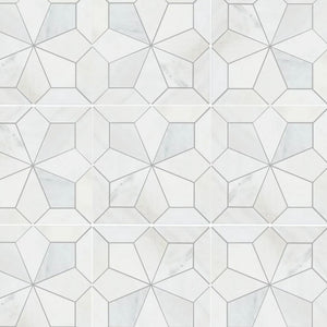 East Hampton Nova Star Marble Mosaic 30.3x30.3cm