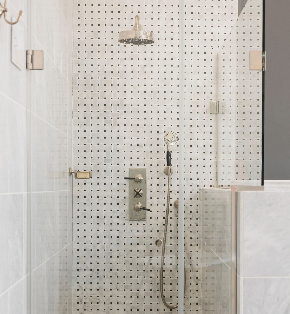 East Hampton Basketweave Marble Mosaic 29.9x29.9cm