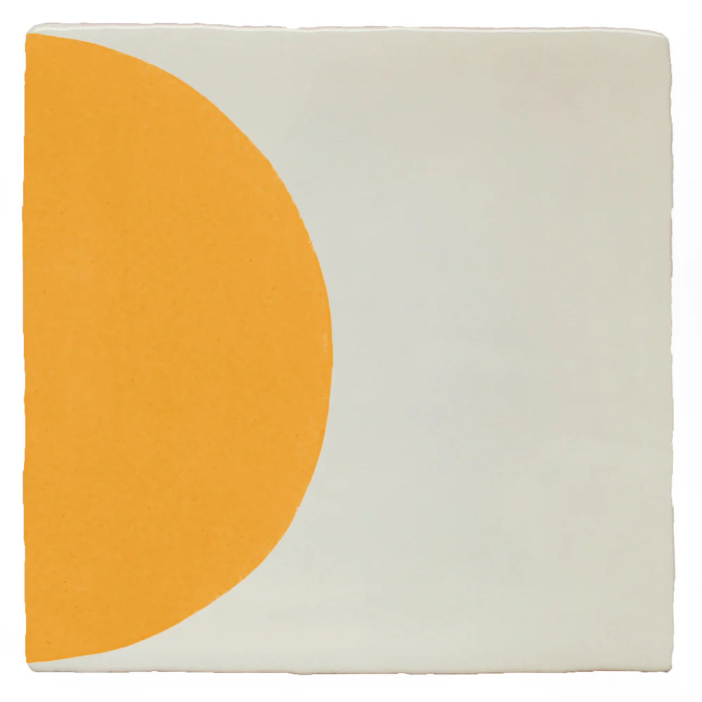 Arc Half English Mustard 13x13cm
