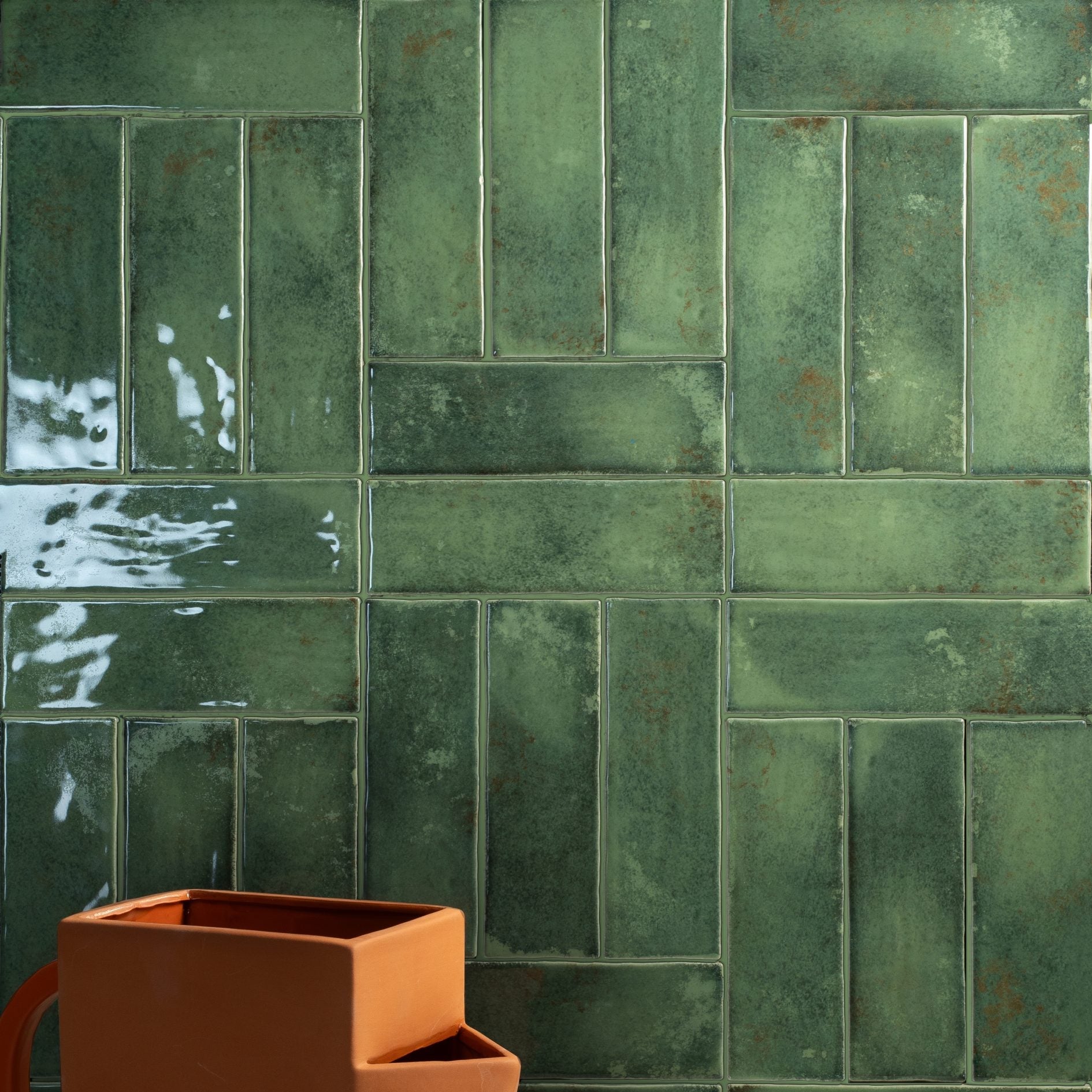 Zella Green 18.6x6cm