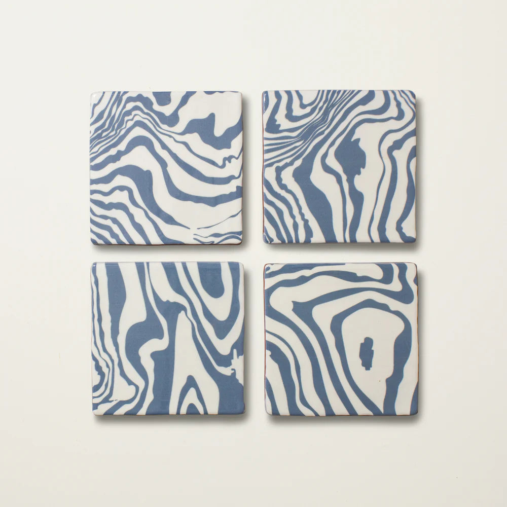 Henry Holland Studio Pour Blue Glazed 13x13cm