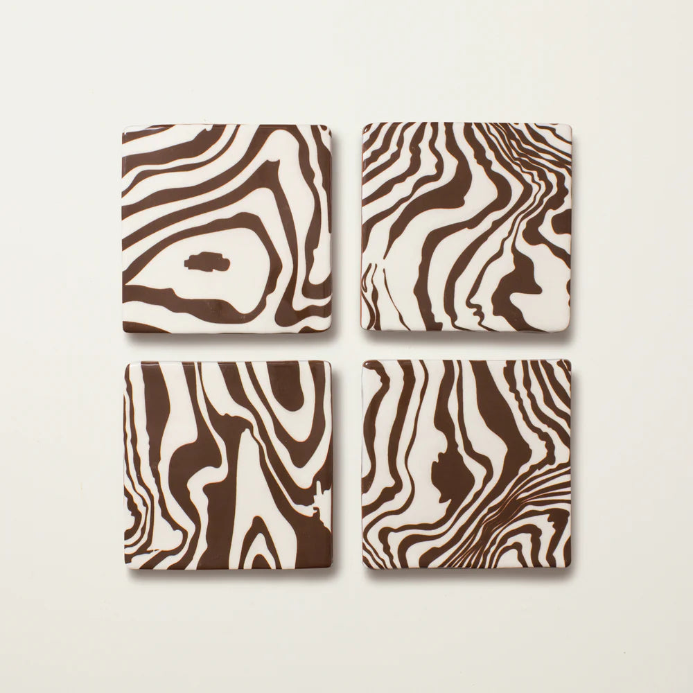 Henry Holland Studio Pour Brown Glazed 13x13cm