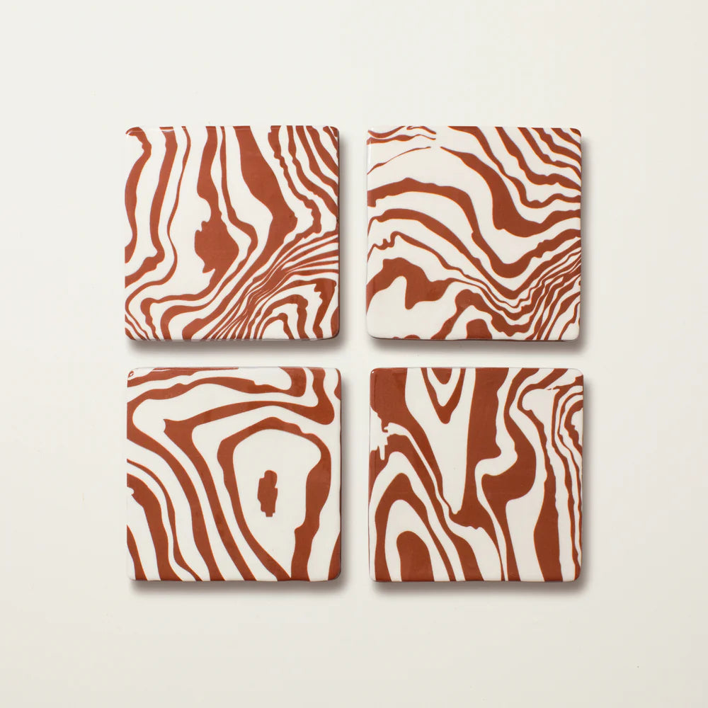 Henry Holland Studio Pour Terracotta Glazed 13x13cm