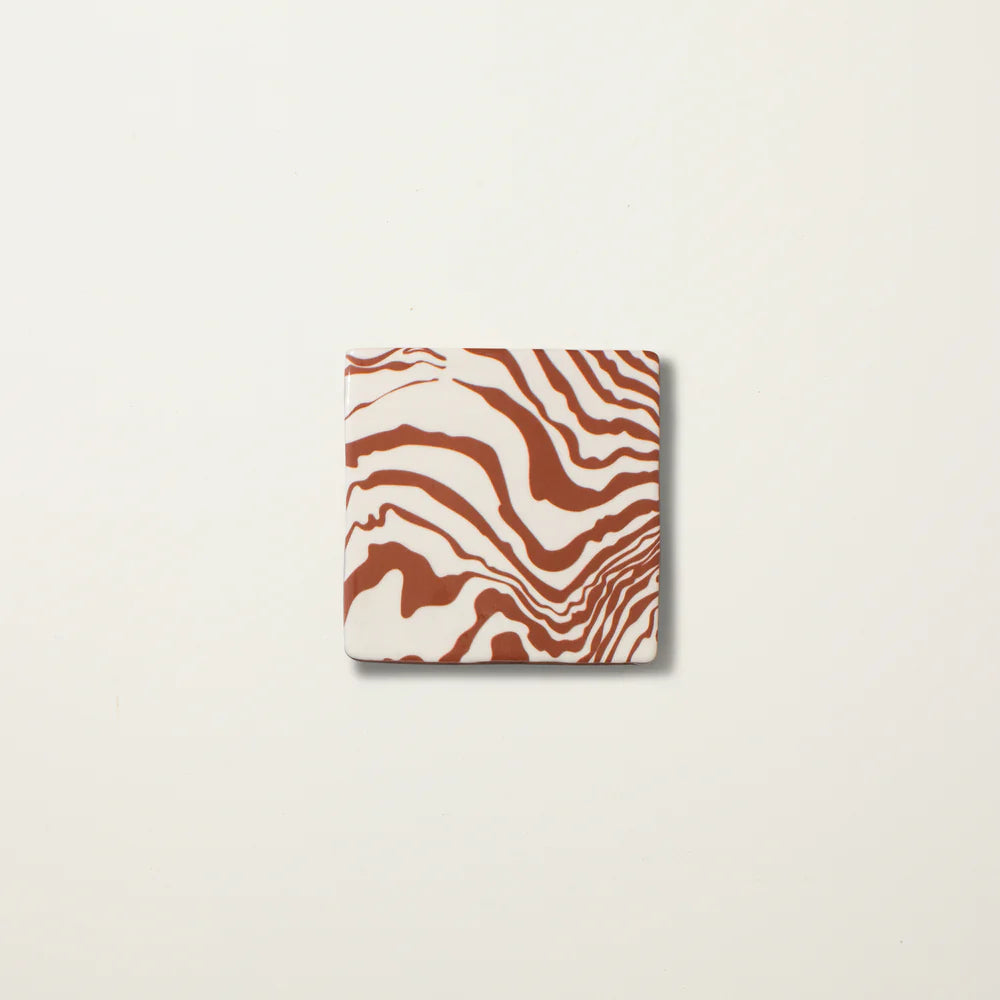 Henry Holland Studio Pour Terracotta Glazed 13x13cm