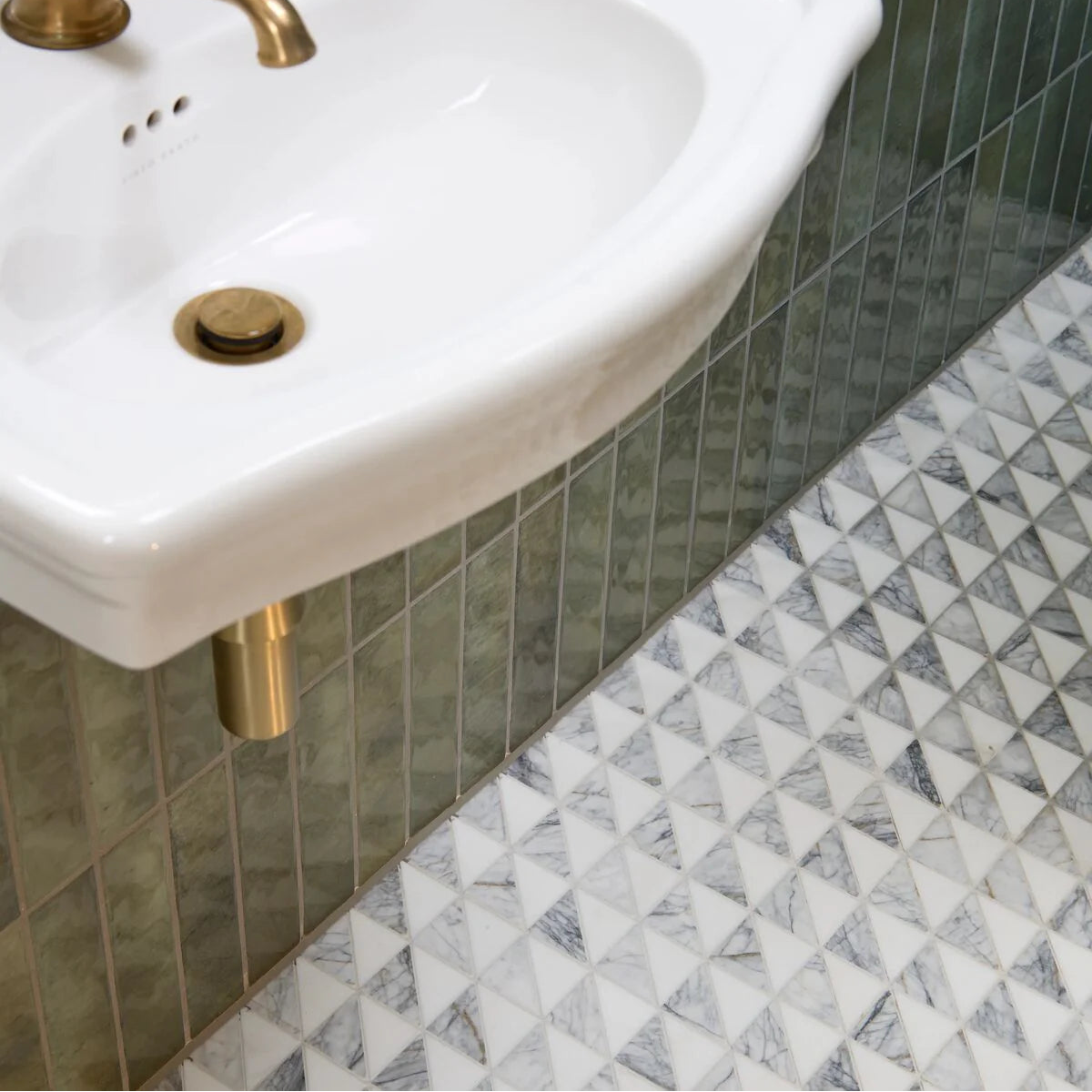 Ottimo Marble Triangles Mosaic 30.5x30.5cm