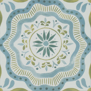 Nina Campbell Cochin Blue 20x20cm