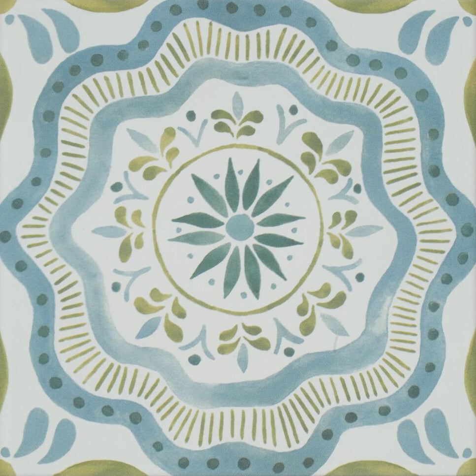 Nina Campbell Cochin Blue 20x20cm