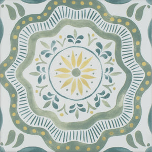Nina Campbell Cochin Green 20x20cm