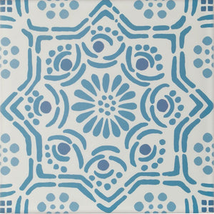 Nina Campbell Ronda Blue 20x20cm