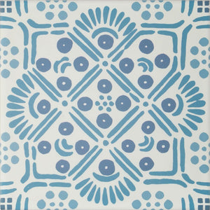 Nina Campbell Seville Blue 20x20cm