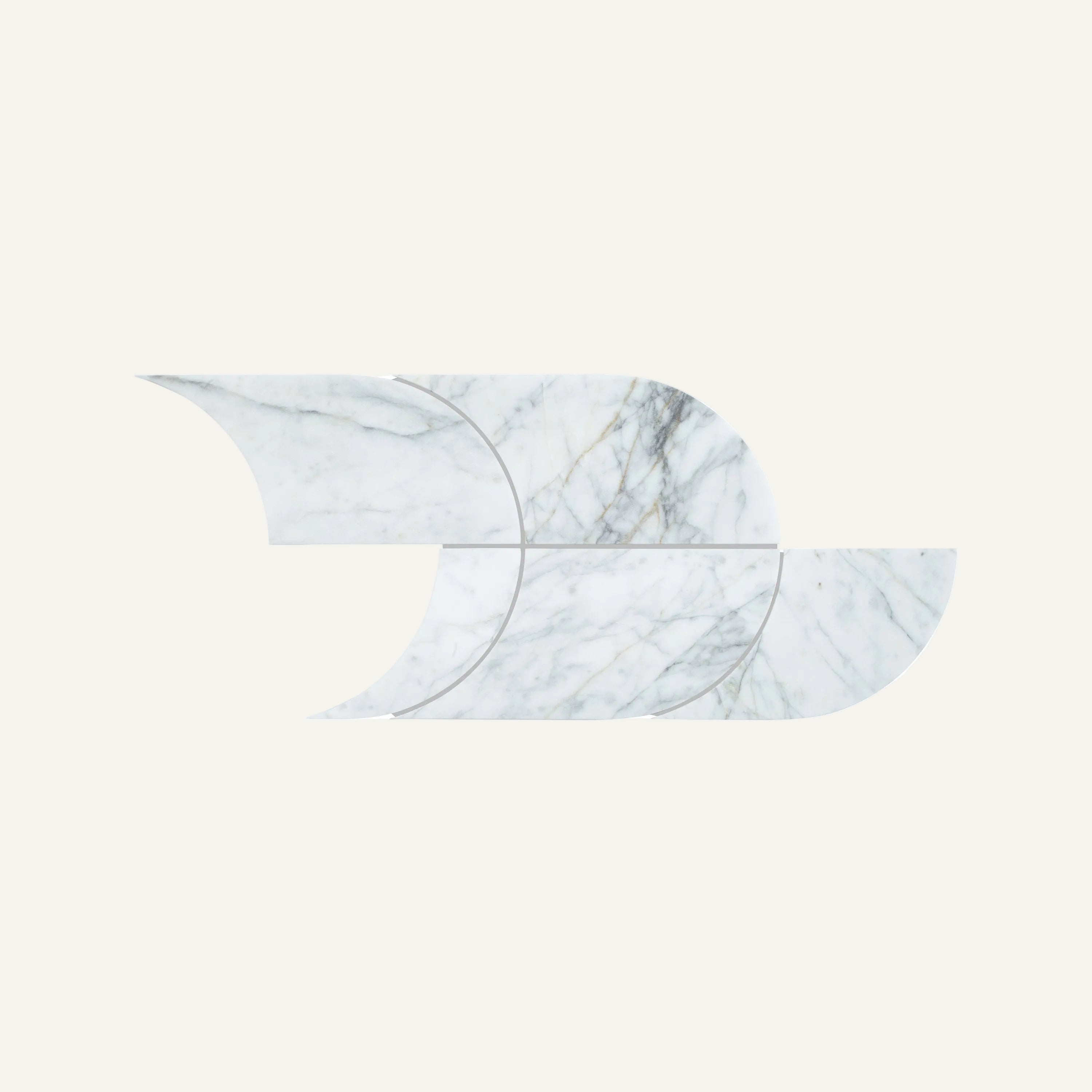 Ottimo Marble Curve Mosaic 20x30.5cm