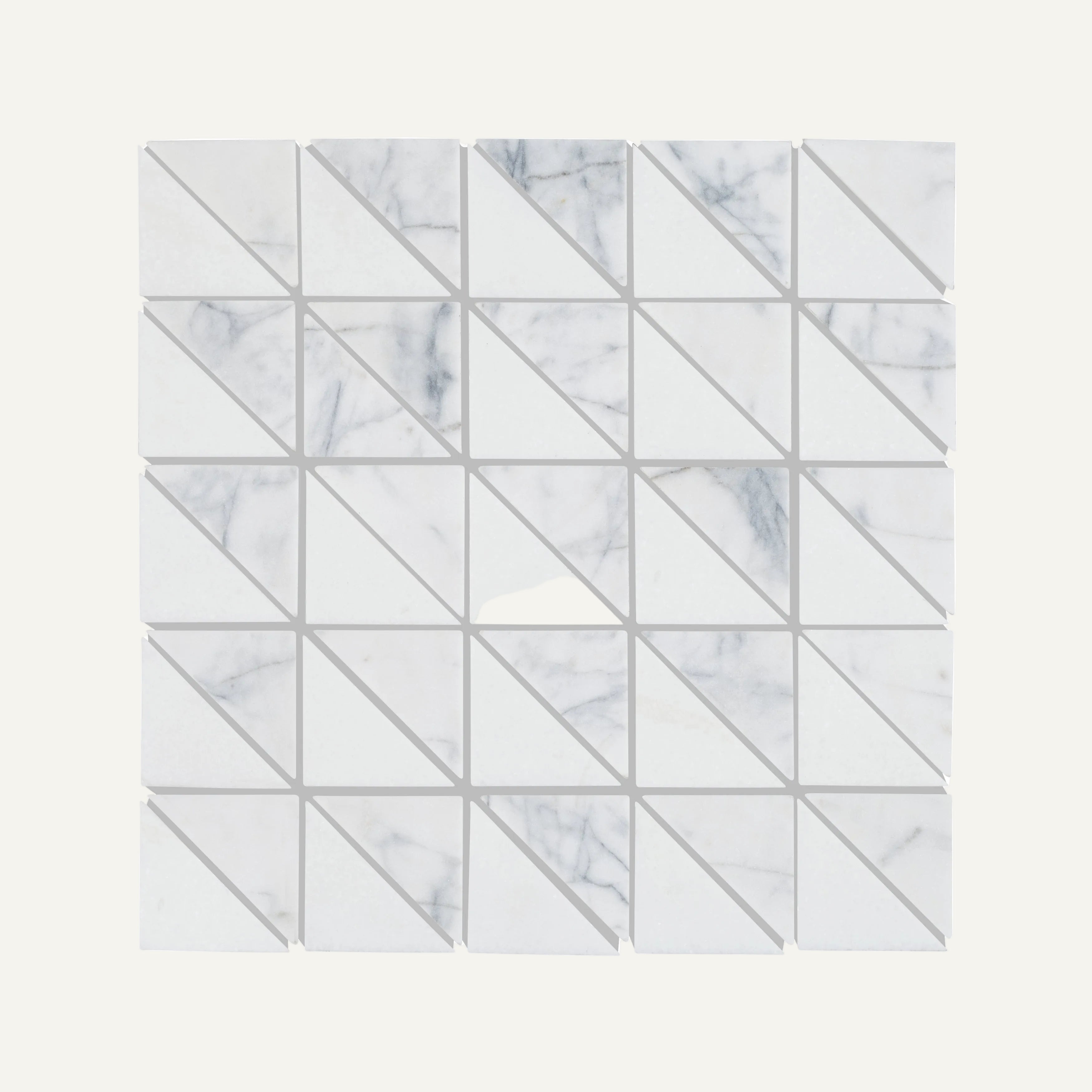 Ottimo Marble Triangles Mosaic 30.5x30.5cm