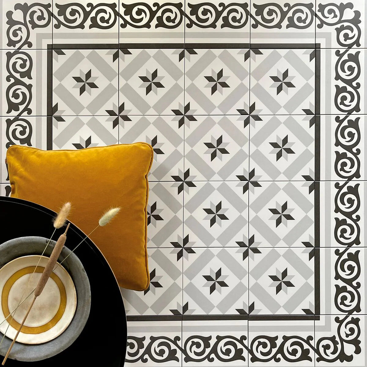 Patisserie Sucre Border Pattern 20x20cm