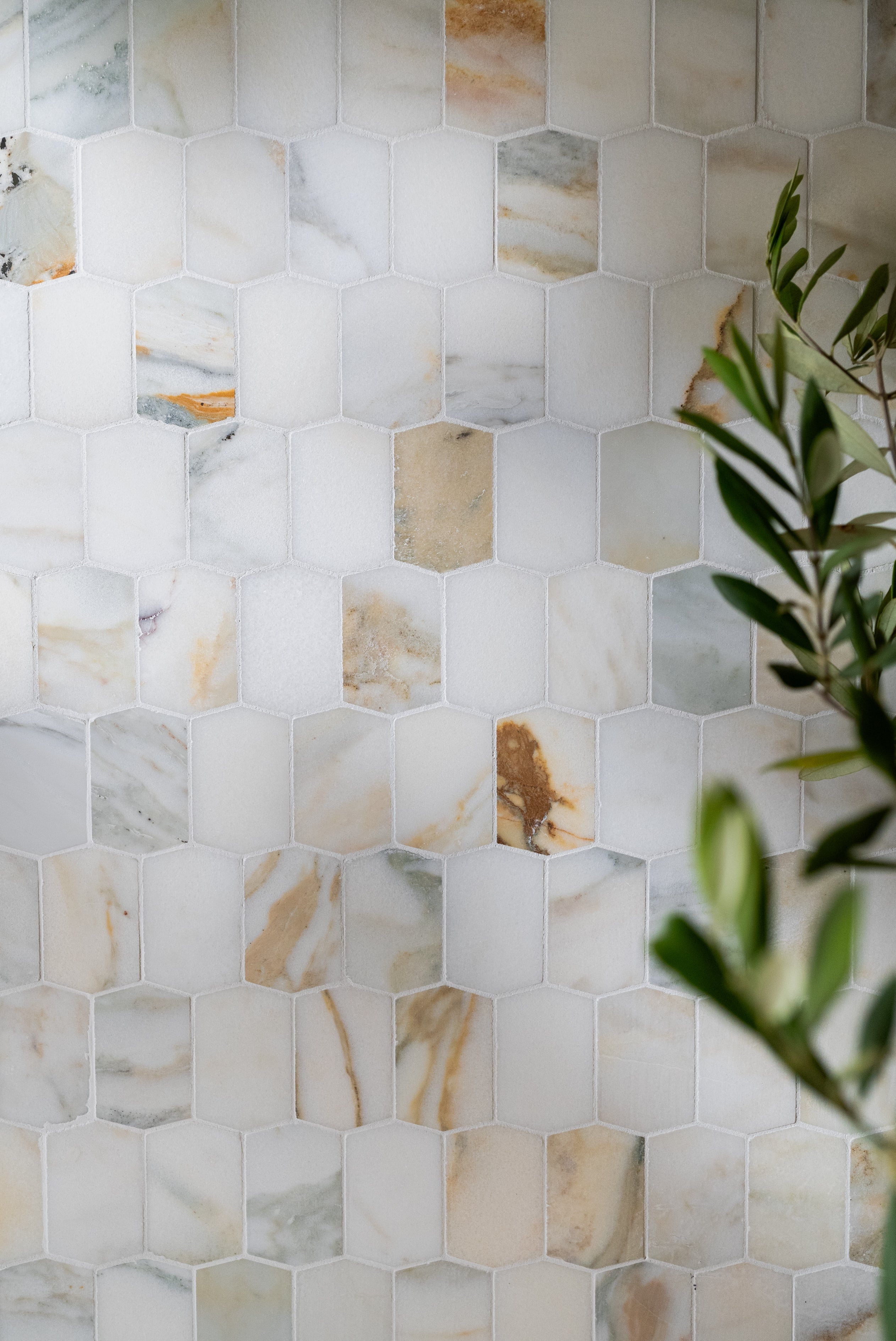 Palazzo Oro Picket Marble Mosaic 30.3x34cm