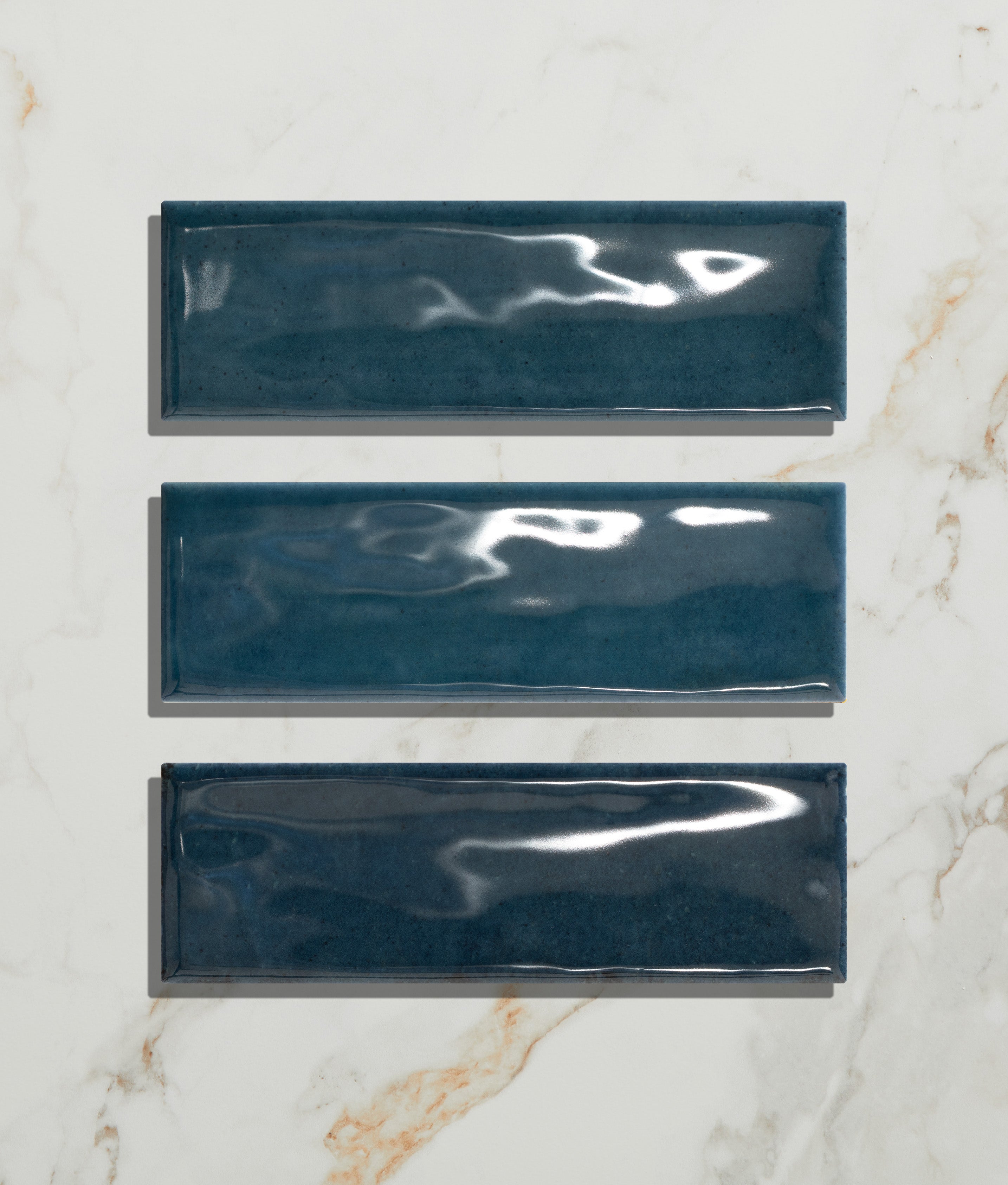 Petite Porcelain Gloss Blue 5x15cm