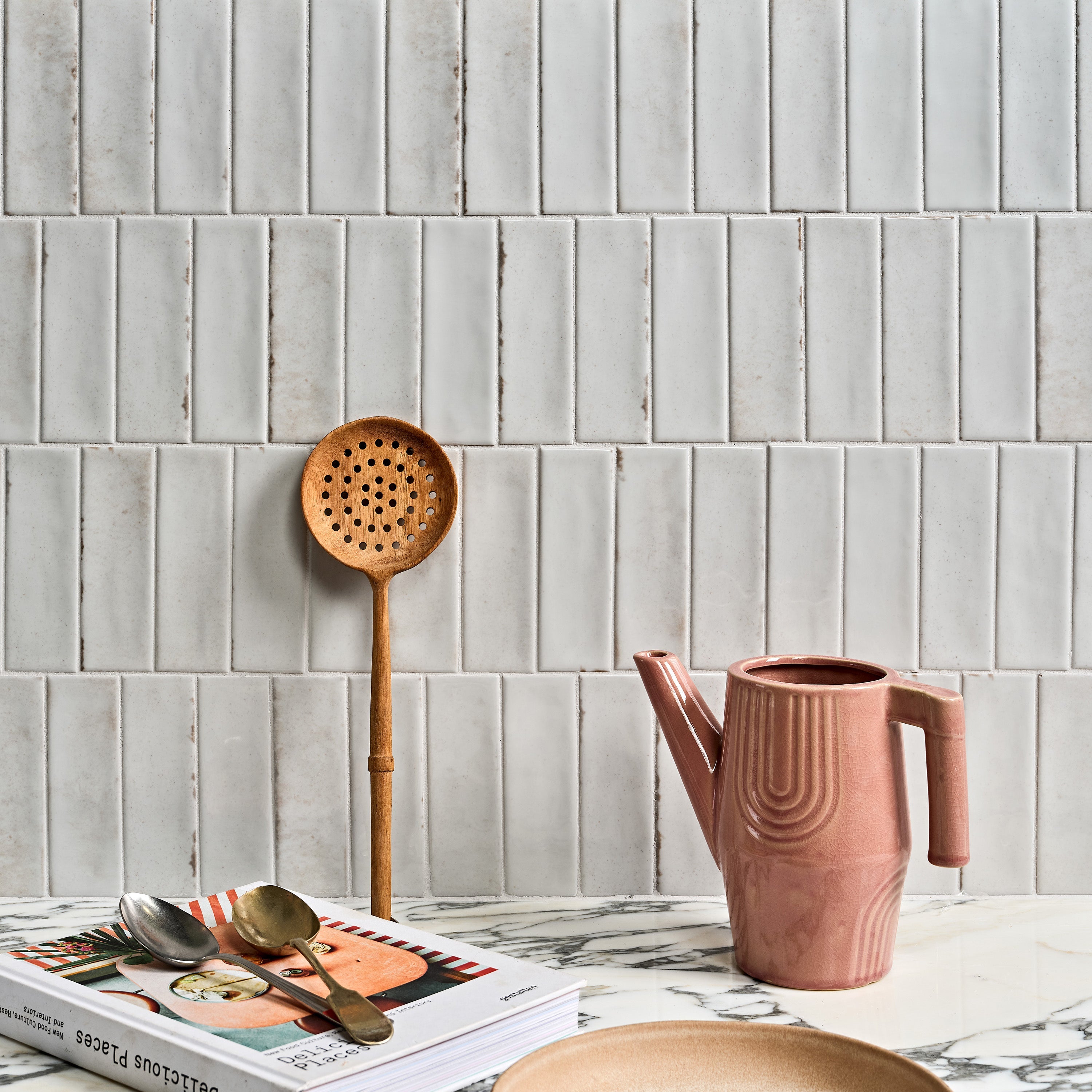 Petite Porcelain Gloss White 5x15cm