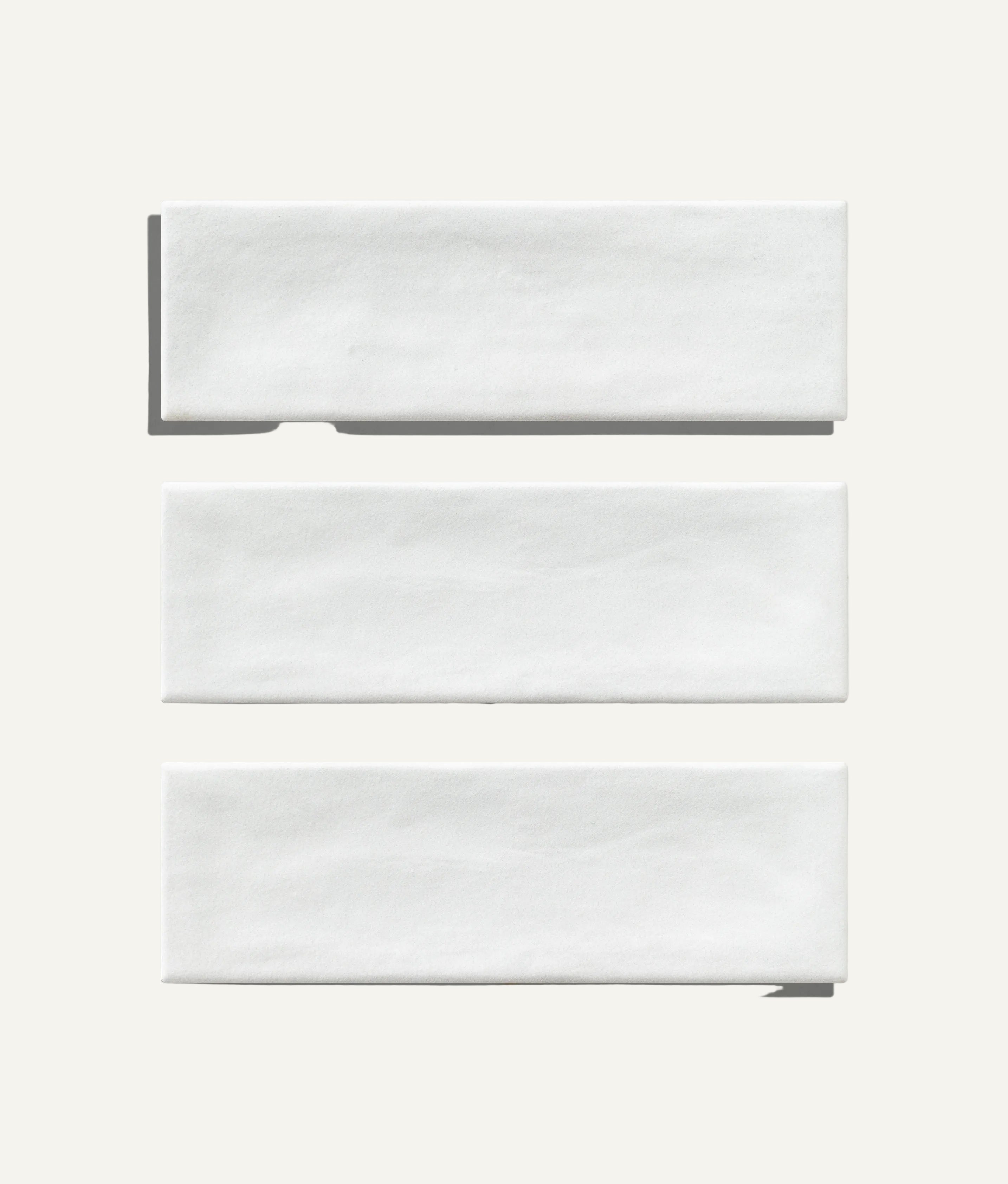 Petite Porcelain Matt White 5x15cm