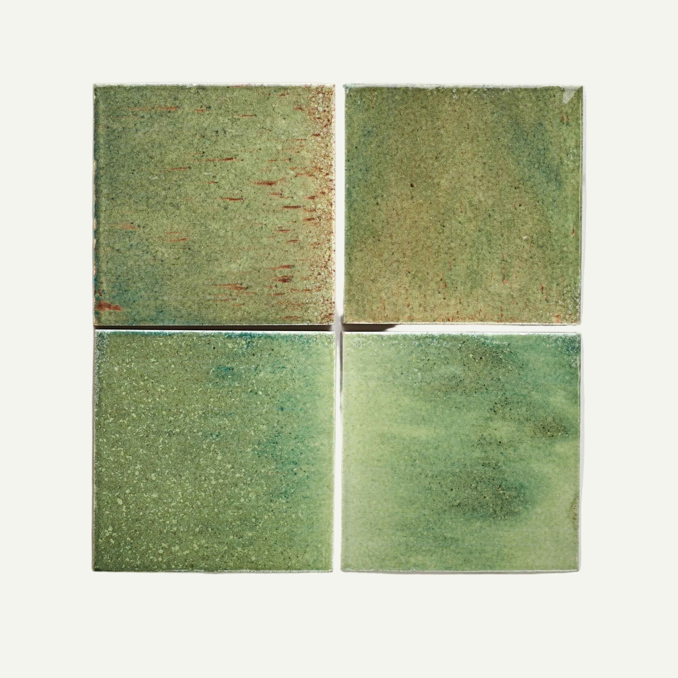 Pottery Porcelain Kale Green 10x10cm