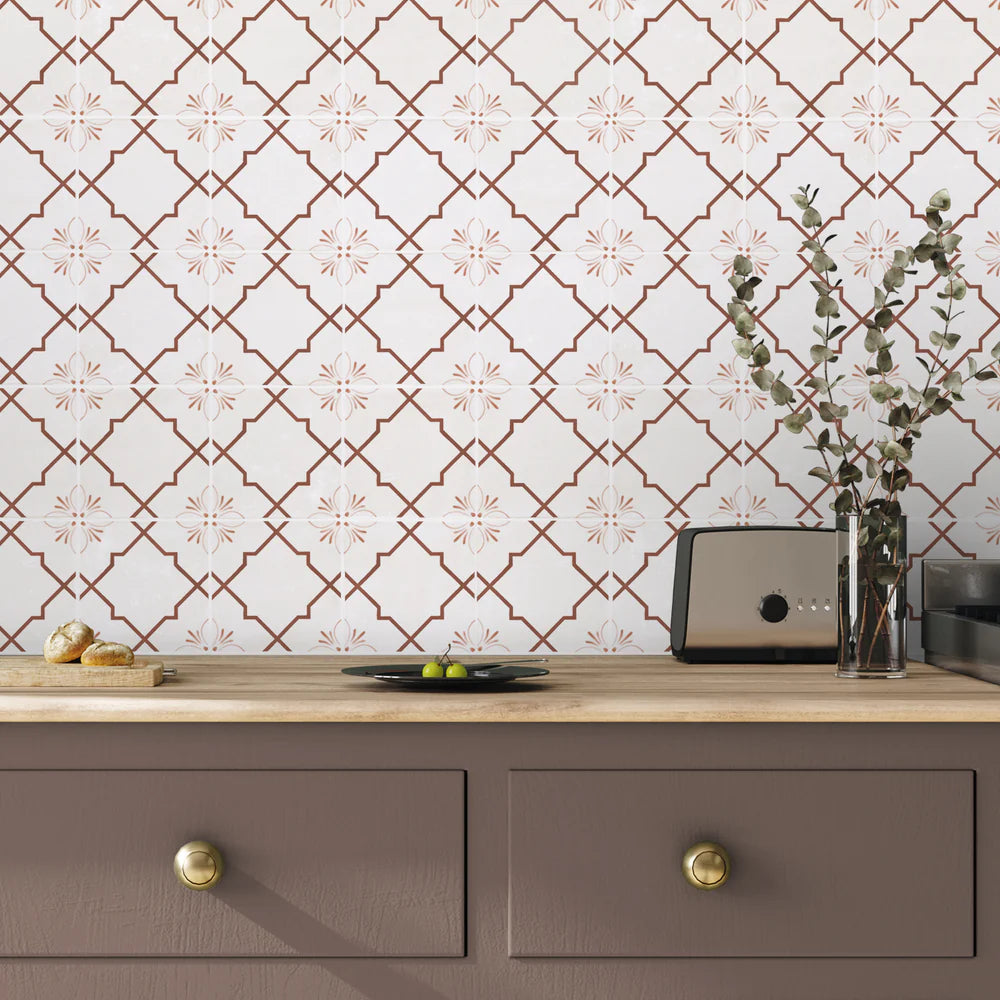 Safran Trellis Earth 13x13cm