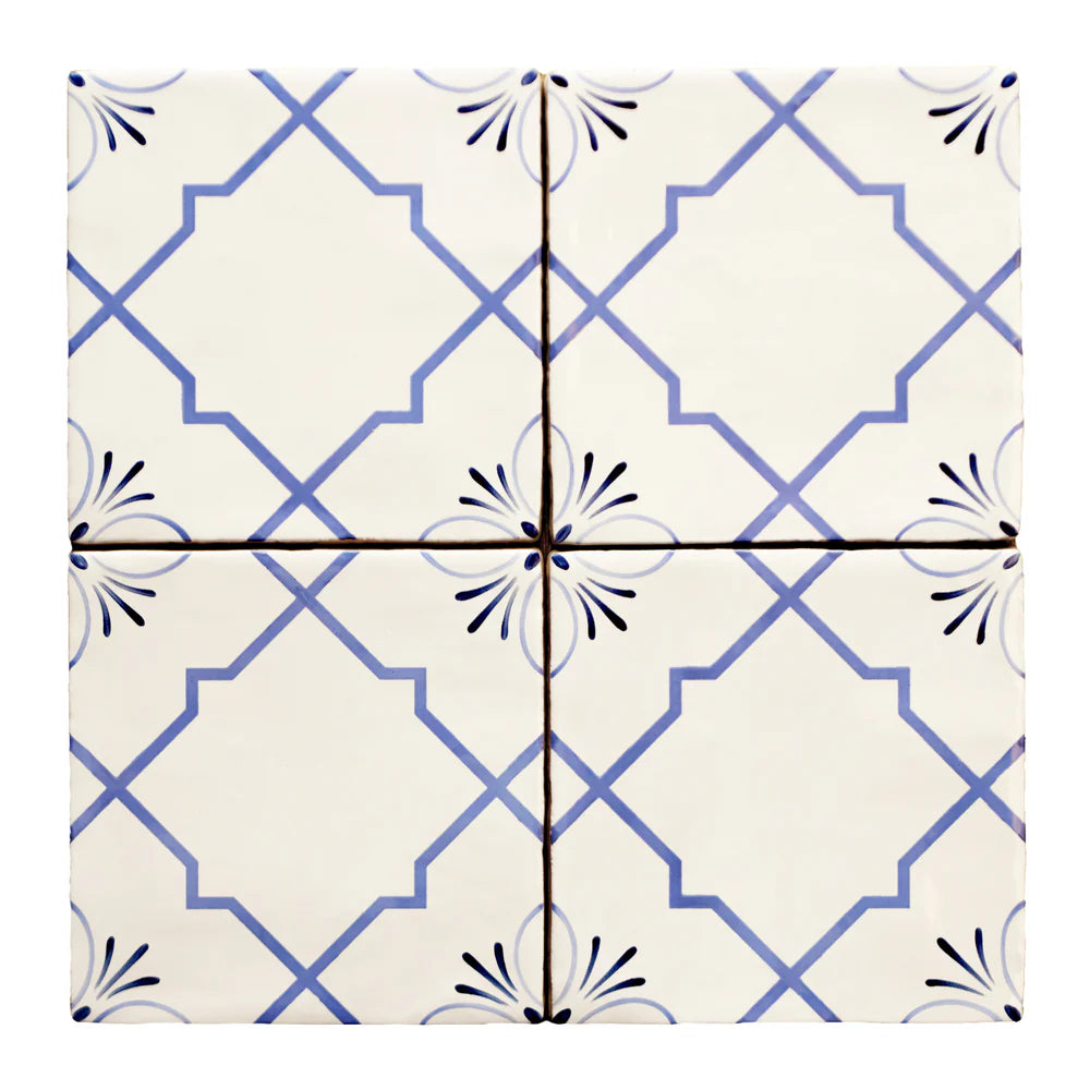 Safran Trellis Sky 13x13cm