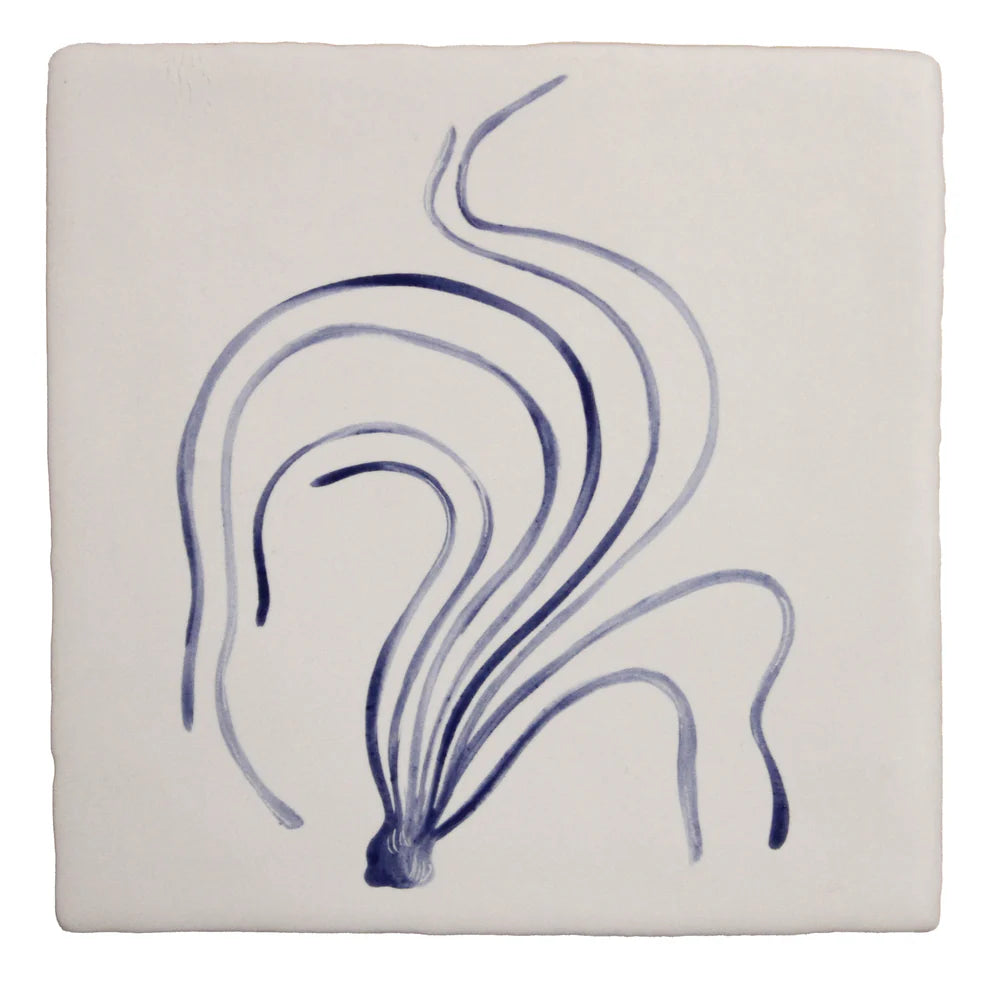 Seaweed Garden Sea Spagetti Delft 13x13cm