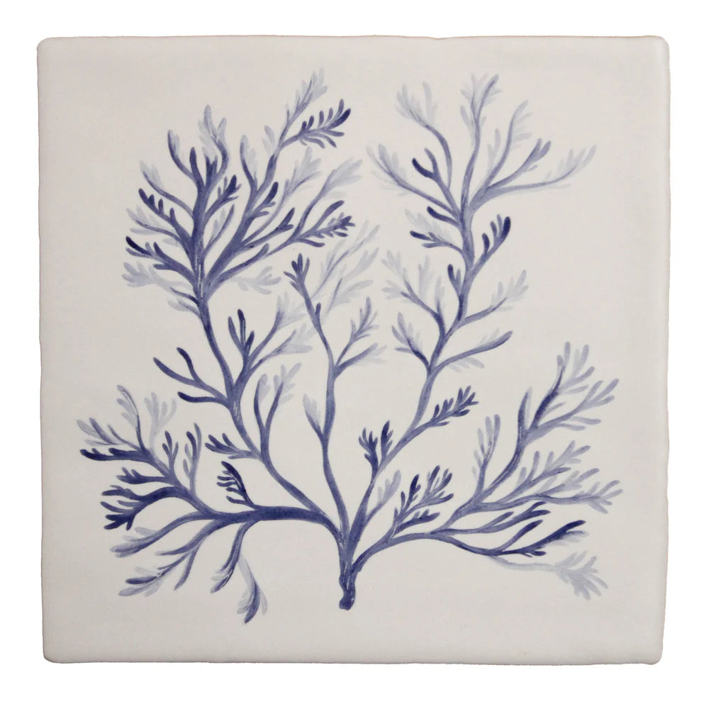 Seaweed Garden Soft Feather Delft 13x13cm