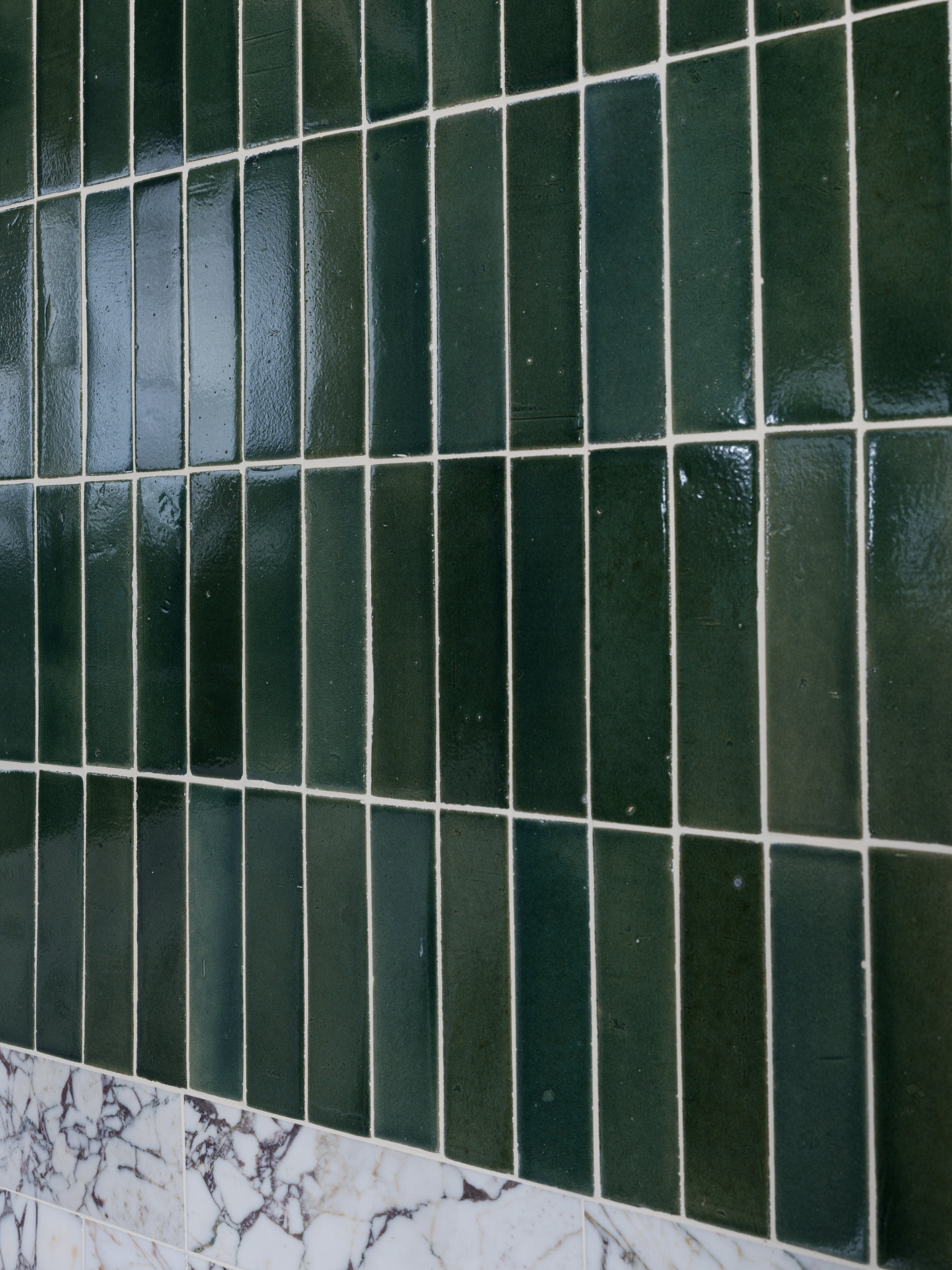 Stone Glaze Petrol Green 5x20cm