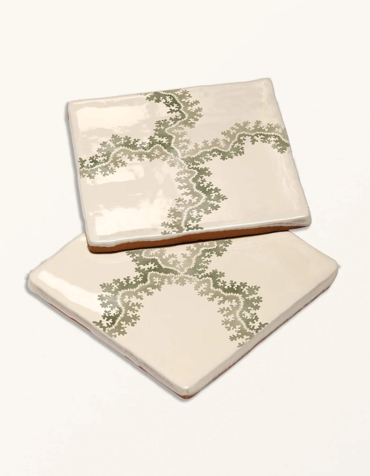 Oxbow Check Olive 13x13cm - Sanderson