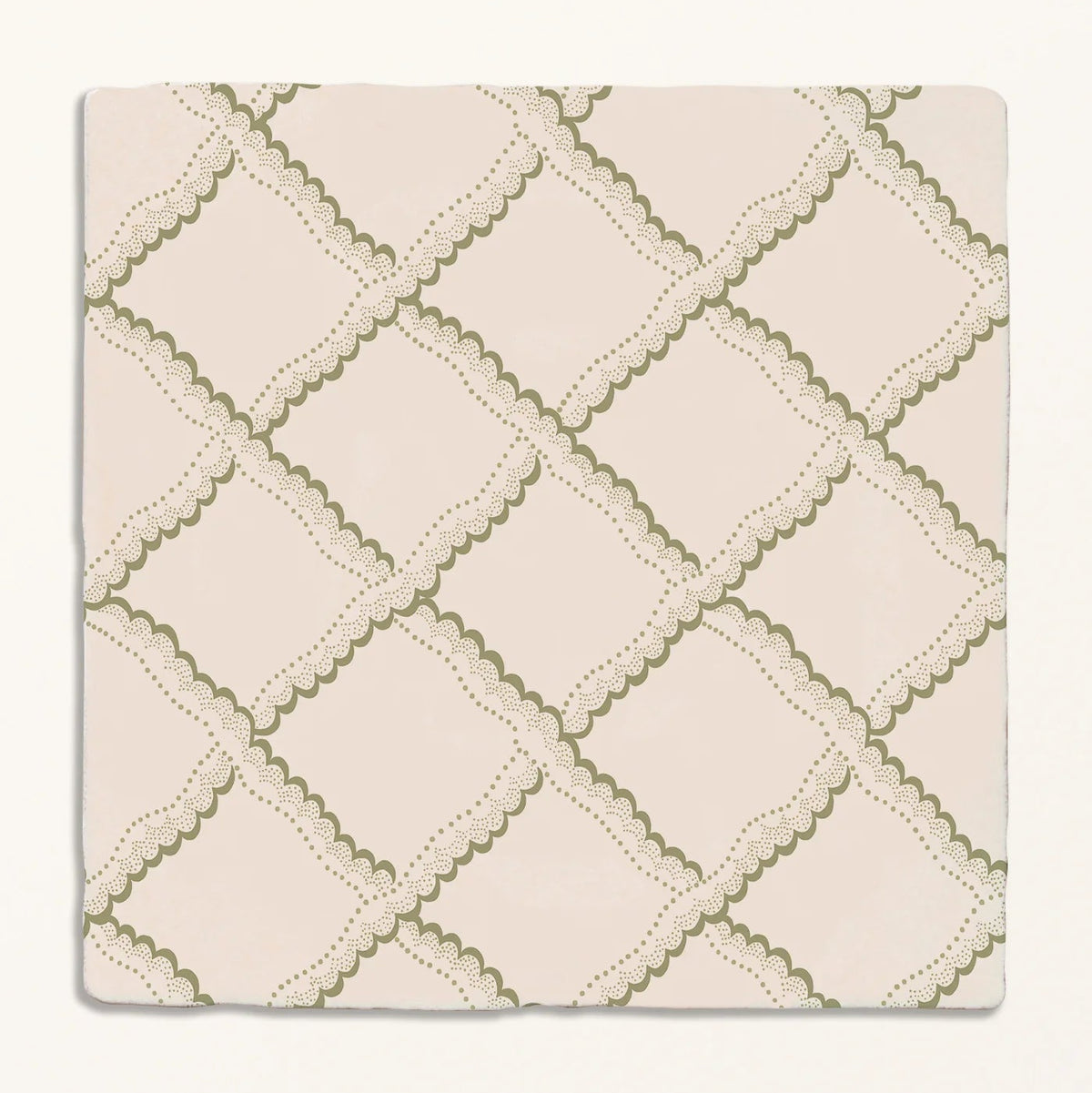 Rye Olive 13x13cm - Sanderson