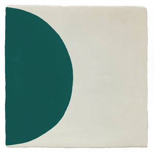 Arc Half Teal 13x13cm