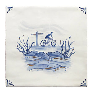 Wilderness Delft Camel Trail with Gold 13x13cm