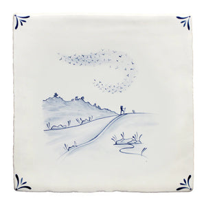 Wilderness Delft Murmurations 13x13cm