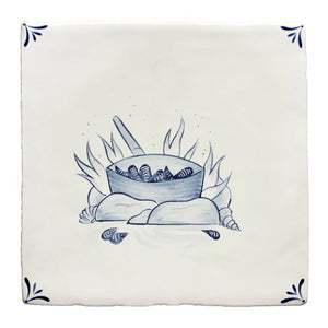 Wilderness Delft Cornish Mussels 13x13cm
