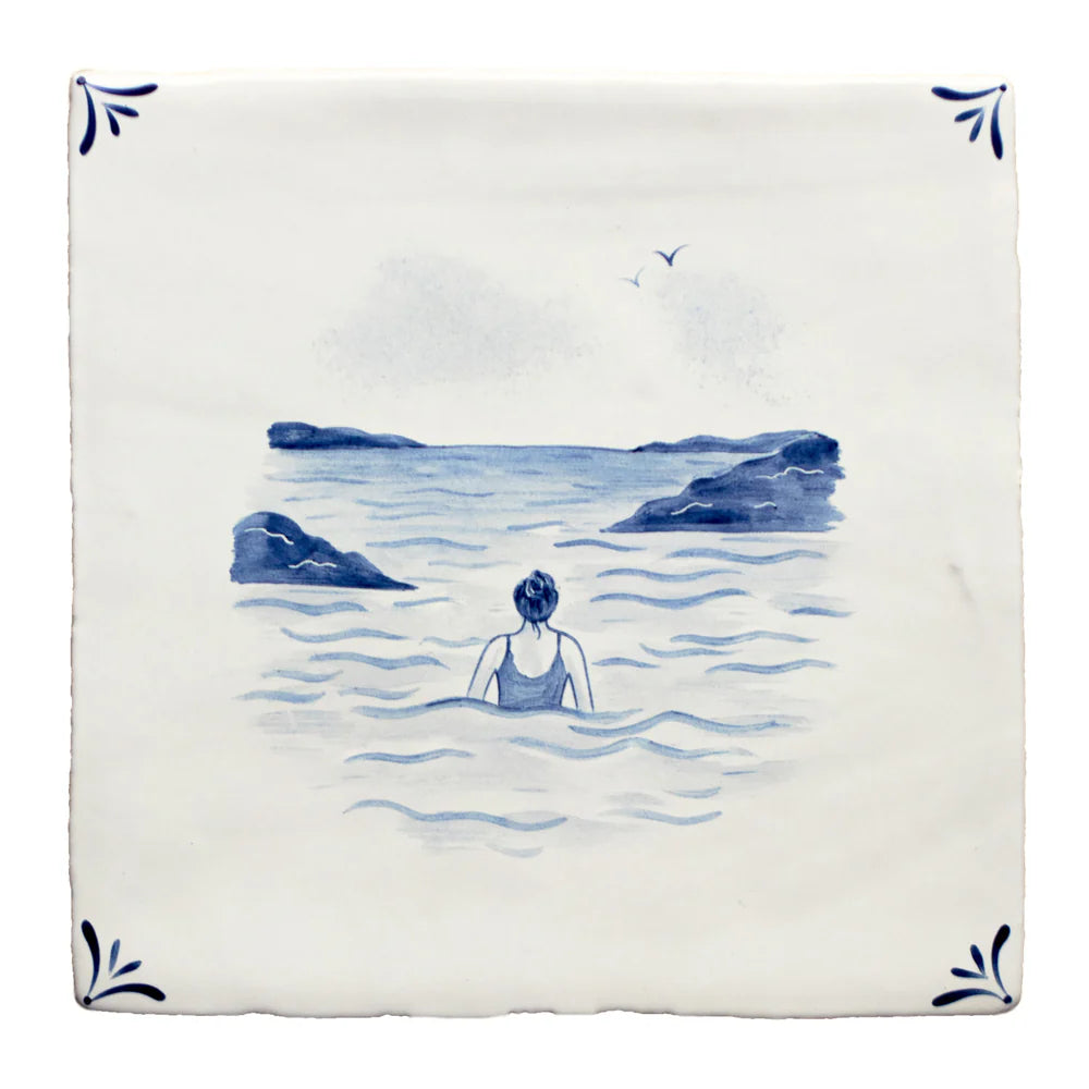 Wilderness Delft Sea Swimming 13x13cm