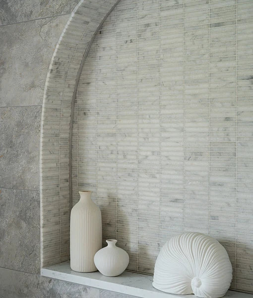 Long Island Bamboo Marble Mosaic 30.5x30.5cm