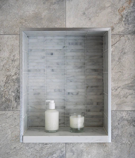 Long Island Bamboo Marble Mosaic 30.5x30.5cm