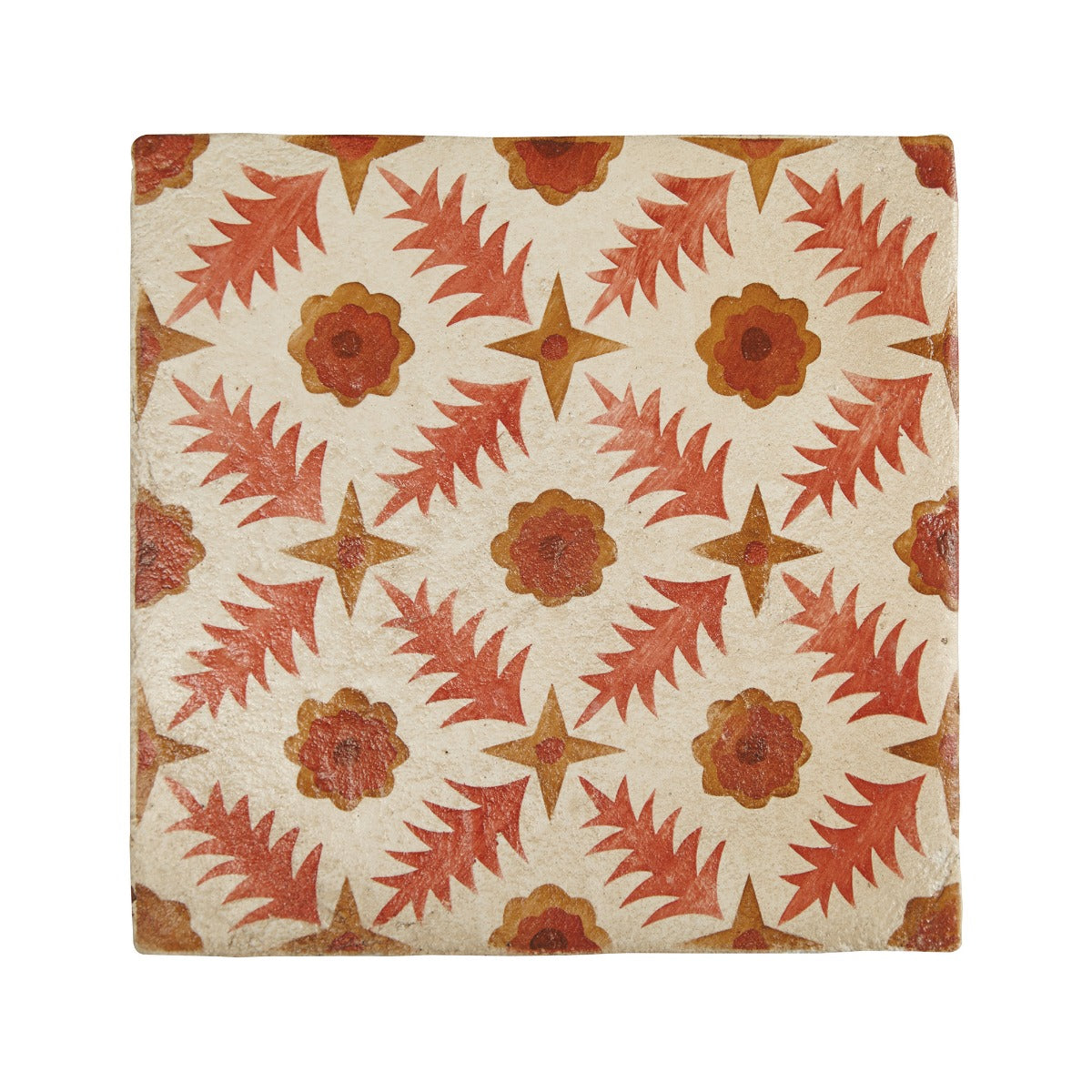 Neisha Crossland Atlas Paprika Pine Flower 17x17cm