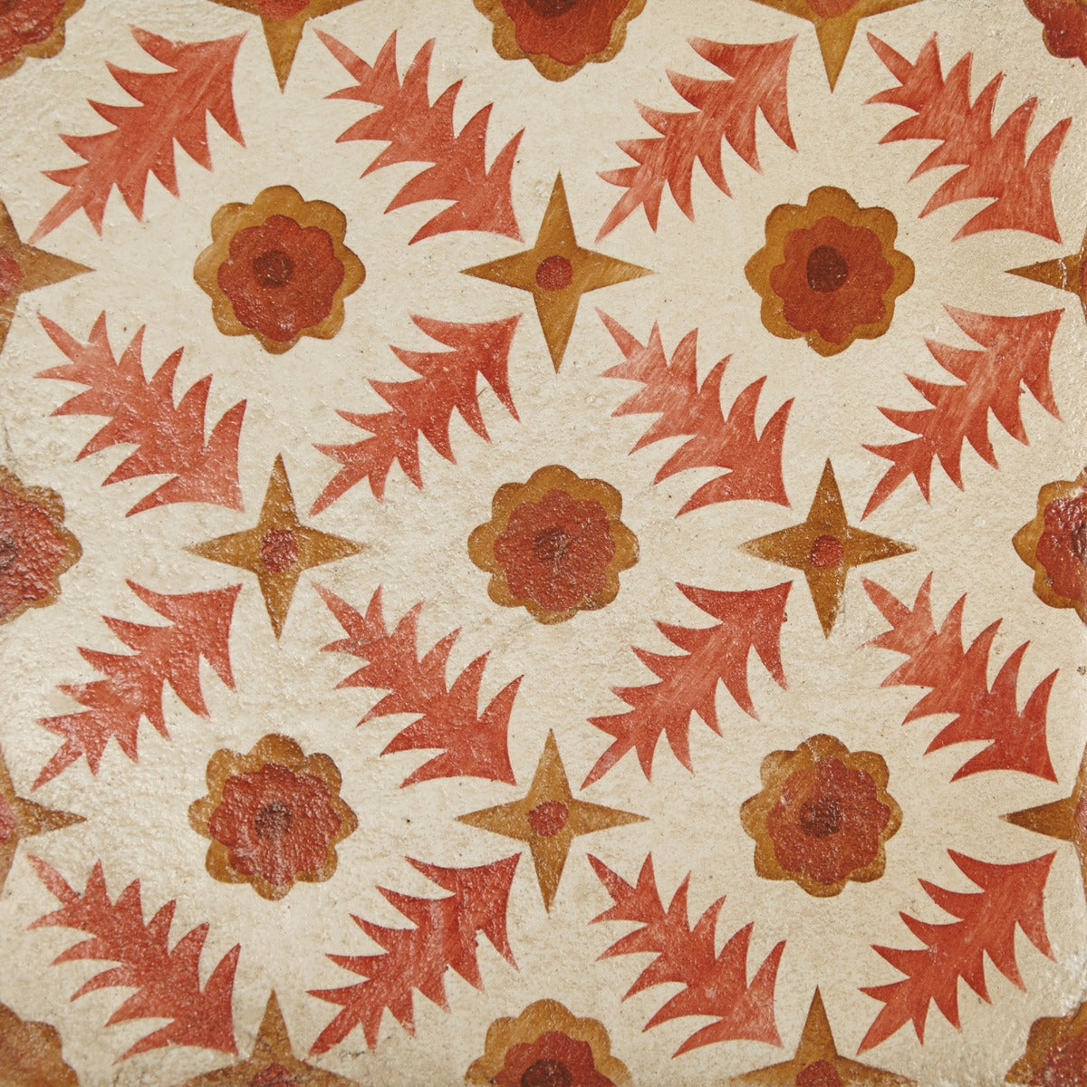 Neisha Crossland Atlas Paprika Pine Flower 17x17cm