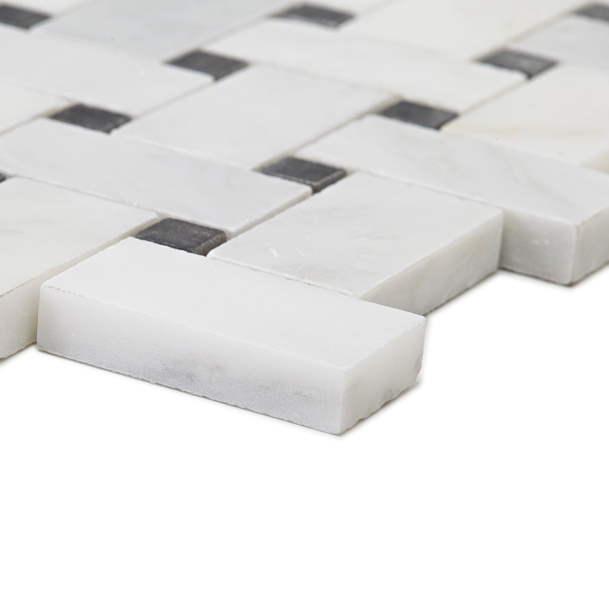 East Hampton Basketweave Marble Mosaic 29.9x29.9cm