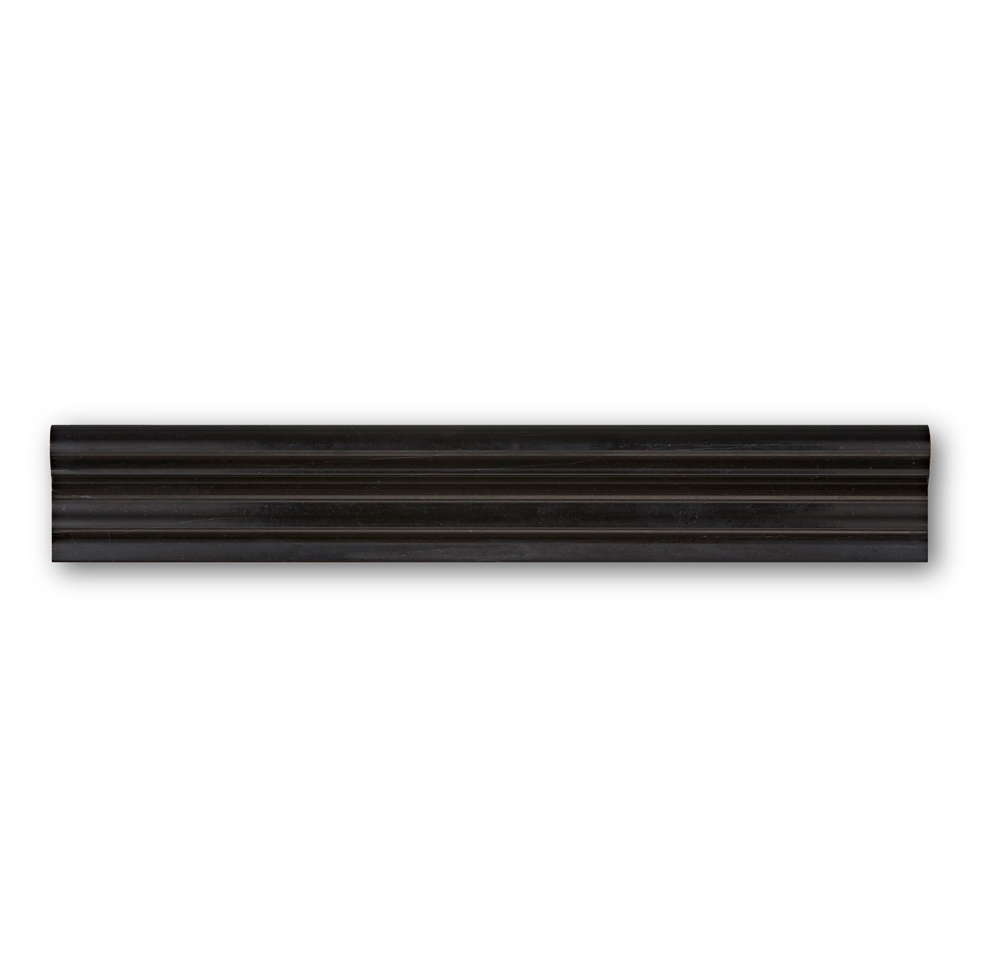East Hampton Black Marble Dado 4.7x30.5cm