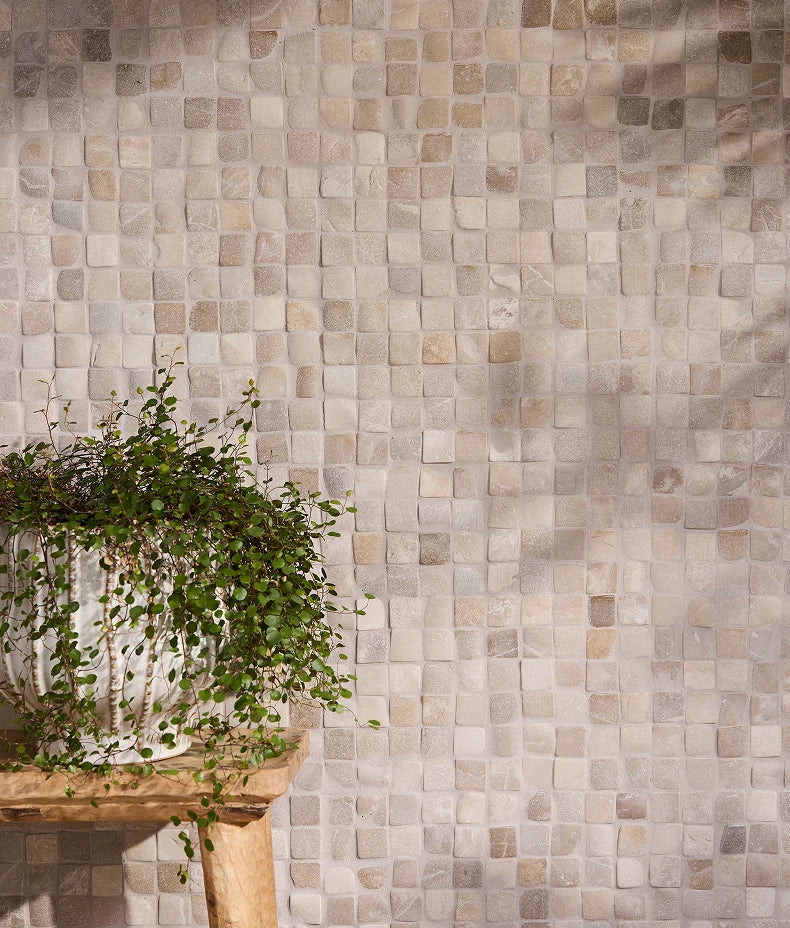Enso Cobble Cube Sand Mosaic 30x30cm