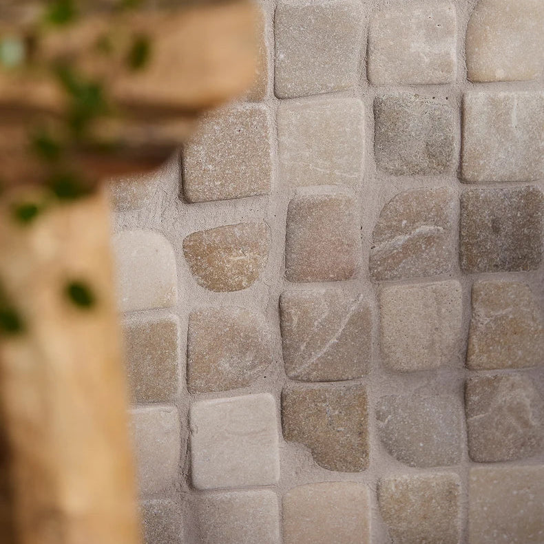 Enso Cobble Cube Sand Mosaic 30x30cm