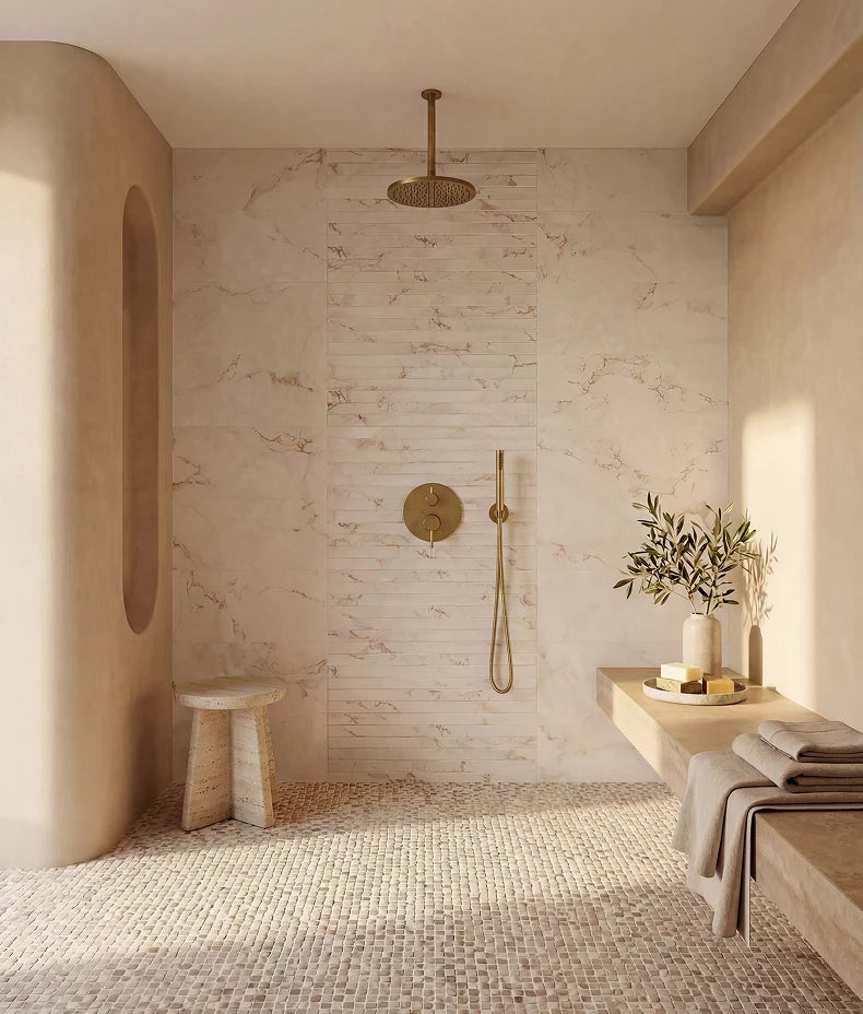 Enso Cobble Cube Sand Mosaic 30x30cm