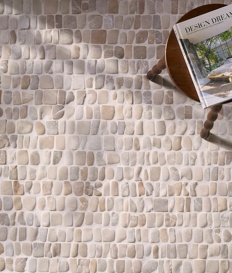 Enso Cobble Strip Sand Mosaic 30x32cm