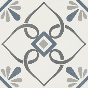Florette Lace Blue 22.3x22.3cm