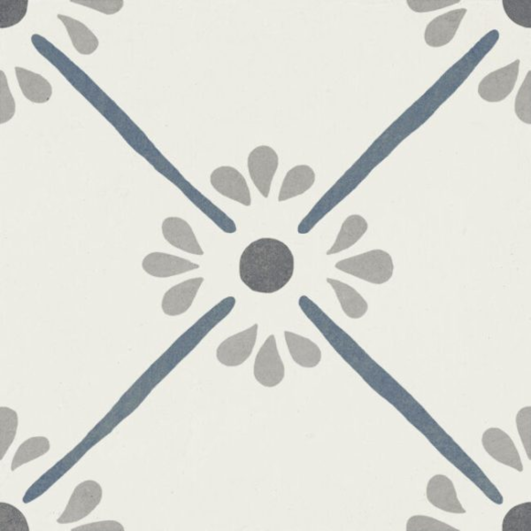 Florette Petal Blue 22.3x22.3cm