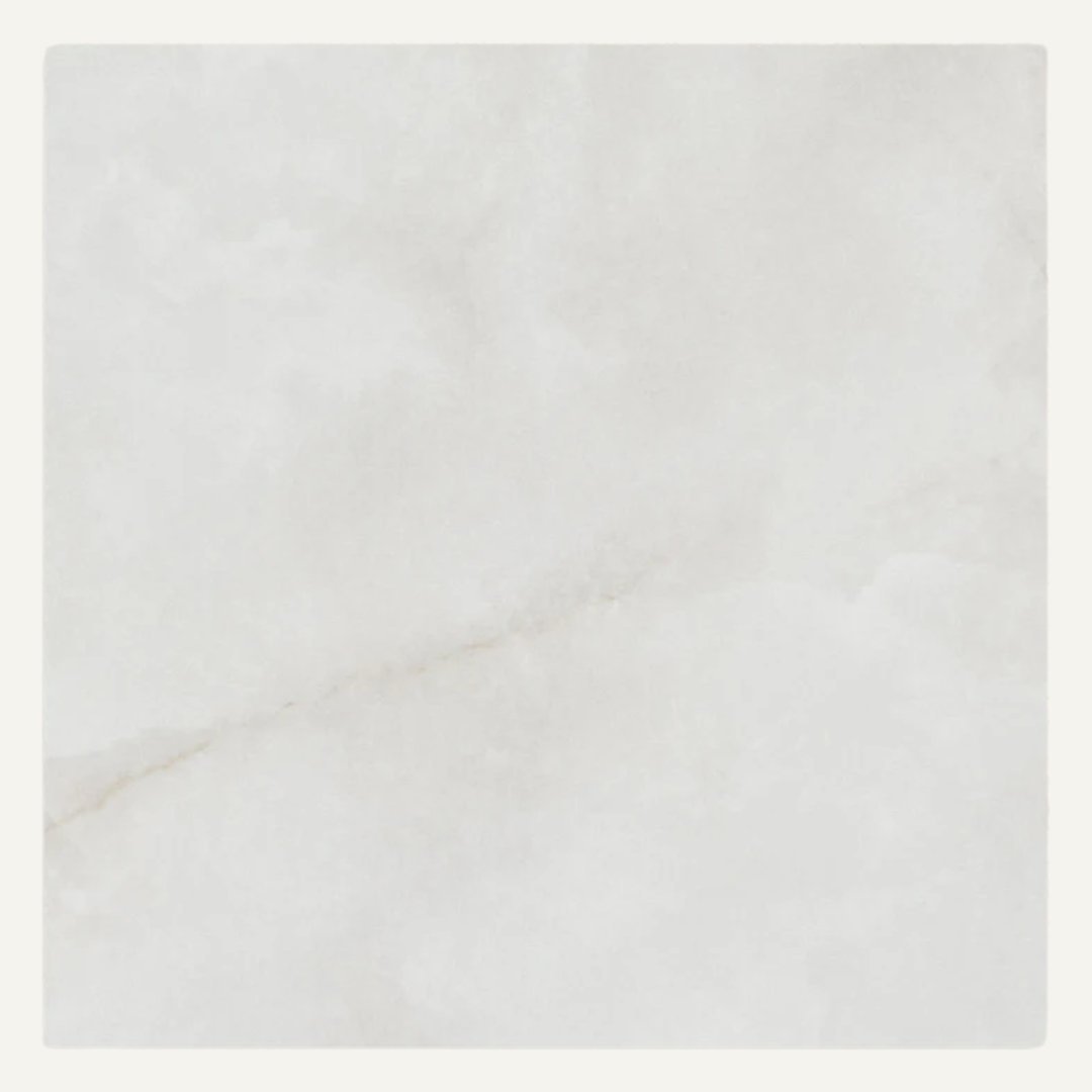 Sardonyx White Leviglass 90x90cm