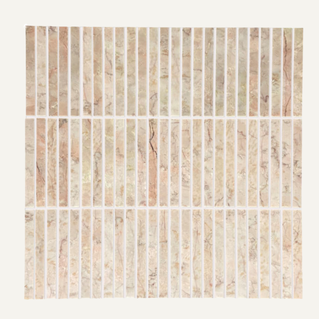 Marbelle Rose Linear Mosaic 29.8x30.5cm