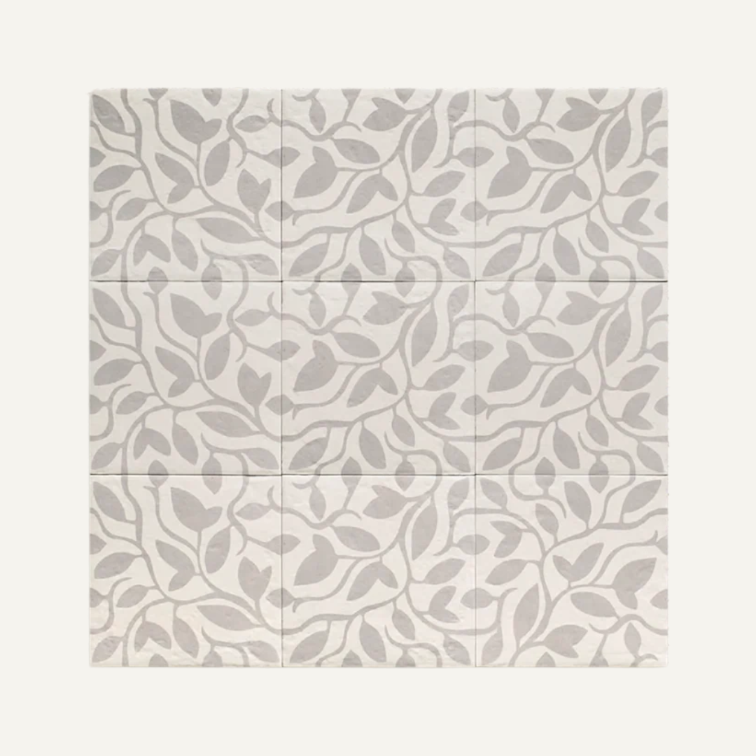 Tahoe Grey Botanical 20x20cm